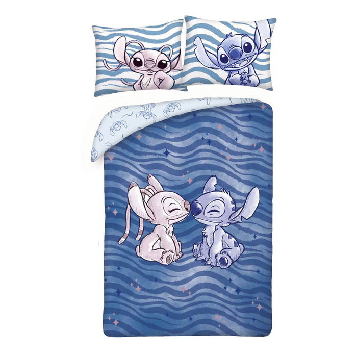 Lilo et Stitch parure de lit Stitch & Angel Waves 140 x 200 cm / 70 x 90 cm Lilo et Stitch parure de lit Stitch & Angel Waves 140 x 200 cm / 70 x 90 cm