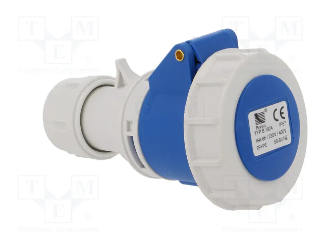 PAWBOL Connecteur d'alimentation AC femelle 16A 400V AC IP67 PAWBOL Connecteur d'alimentation AC femelle 16A 400V AC IP67