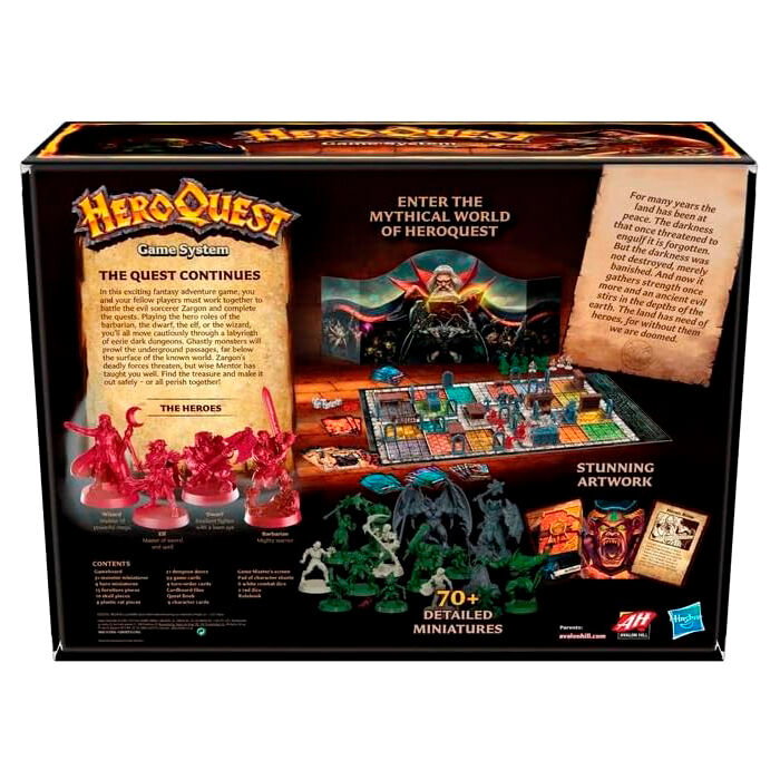 Hasbro HeroQuest - Jeu de plateau (Version anglaise) Hasbro HeroQuest - Jeu de plateau (Version anglaise)