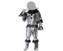 Masquerade Déguisement de Clown Macabre Gris avec Détails Rouges pour Homme Adulte - Taille XL