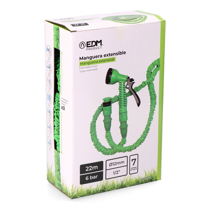Edm Manguera extensible Básic, 22 m, ø12 mm