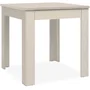 Table à Manger OSLO Carrée Beige 80x80 cm 4 Personnes avec Tiroir