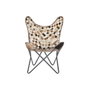 DKD Home Decor Fauteuil Beige Camel Fer 70 x 70 x 90 cm