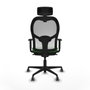 Piqueras y Crespo Chaise de Bureau Jorquera 1D036G2 Vert