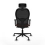 Piqueras y Crespo Chaise de Bureau 1D036G2 Marron Noir