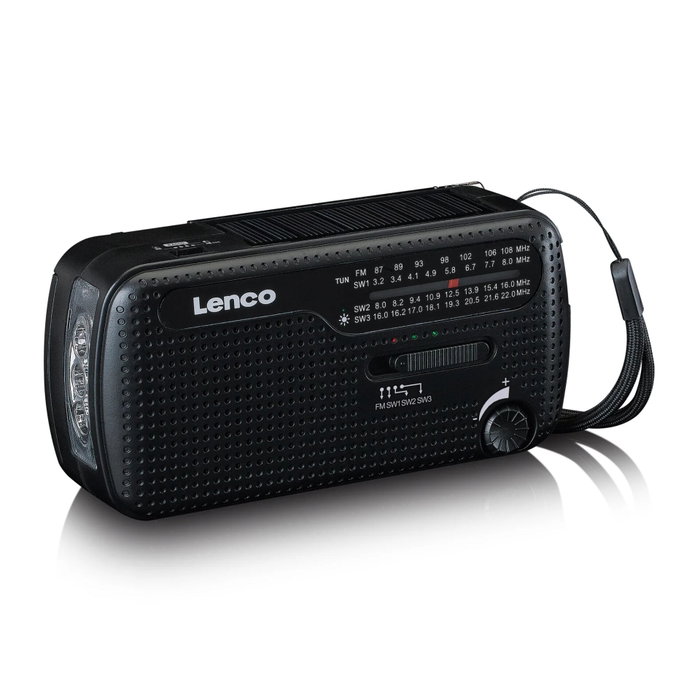 Lenco MCR-113BK Solar Noir
