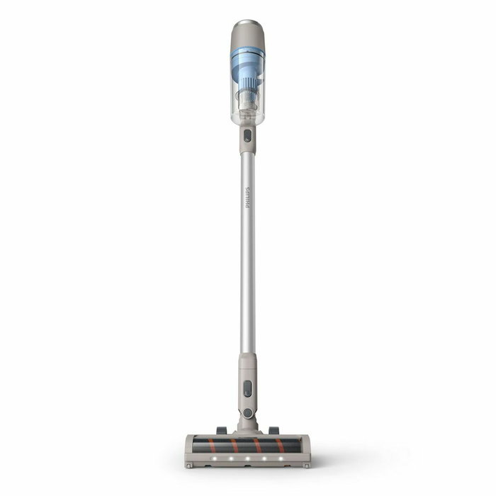 Philips XC2011/01 Aspirateur Balai Sans Fil - Batterie Lithium-ion 21.6V, 40 min Autonomie, Brosse à LED, Technologie PowerCyclone 7, Filtration 3 Étapes, Bleu