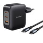 Intenso Kit Chargeur GaN W100ACC avec Câble USB-C