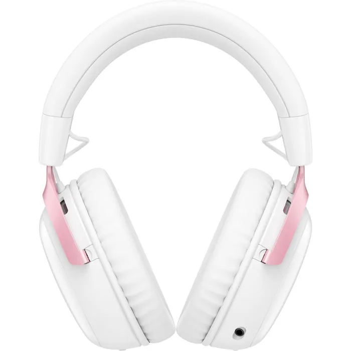 HyperX Cloud III S Wireless blanc & rose, sans fil pour PC, Mac, PS5, mobiles et Switch