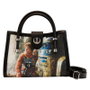 Loungefly - Sacoche Star Wars The Empire Strikes Back Final Frames en cuir végan - Dimensions 28.7 x 23.7 x 8.7 cm, bandoulière réglable, détails imprimés
