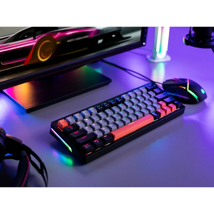 Tracer TRAKLA47297 Clavier mécanique Blanc Multicouleur QWERTY