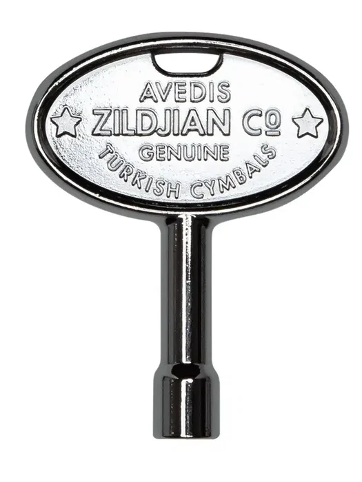 Zildjian Clé d'Accordage Batterie Chromée - Porte-clés Original Zildjian