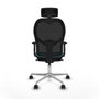 Piqueras y Crespo Chaise de Bureau Jorquera 2D086N2 Turquoise