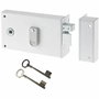 Yale Serrure en applique horizontale à fouillot YAH37D - Blanc - Version Droite