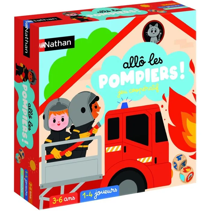 Nathan Allô les pompiers ! - Jeu d'apprentissage Nathan Allô les pompiers ! - Jeu d'apprentissage