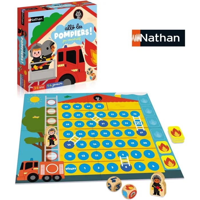 Nathan Allô les pompiers ! - Jeu d'apprentissage Nathan Allô les pompiers ! - Jeu d'apprentissage