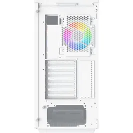Xigmatek META Arctic - Boîtier PC Moyen Tour E-ATX - Verre trempé - Éclairage ARGB Blanc - Compatible gaming et modding