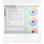 Xigmatek META Arctic - Boîtier PC Moyen Tour E-ATX - Verre trempé - Éclairage ARGB Blanc - Compatible gaming et modding