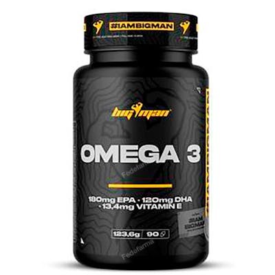 BIGMAN Omega 3 - Complément alimentaire à l'huile de poisson 1000 mg - 90 capsules BIGMAN Omega 3 - Complément alimentaire à l'huile de poisson 1000 mg - 90 capsules