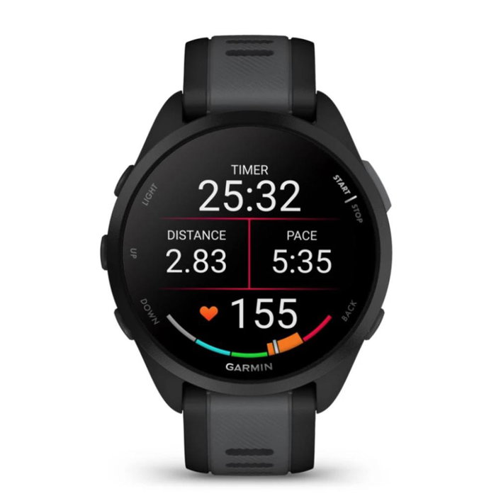 Garmin Forerunner 165 - Montre GPS connectée AMOLED 43mm - Noir Garmin Forerunner 165 - Montre GPS connectée AMOLED 43mm - Noir