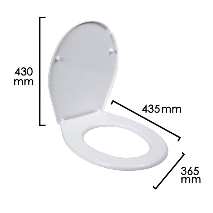 ORYX Tapa Wc Blanco Basic ORYX Tapa Wc Blanco Basic