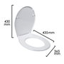 ORYX Tapa Wc Blanco Basic