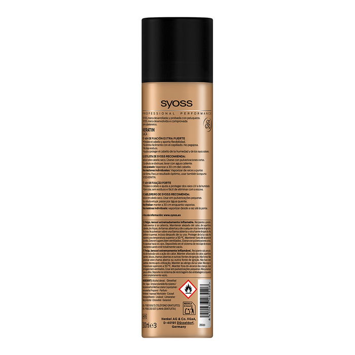 Syoss Laque Kératine Spray Tenue Ultra Forte 300 ml