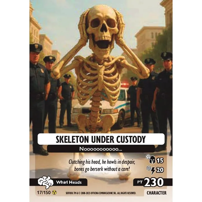 Panini SKIFIDOL Pack de démarrage ITALIAN BRAINROT TCG 2 série BETA - Album collectionneur 32 pages + 1 pochette de 7 cartes à collectionner