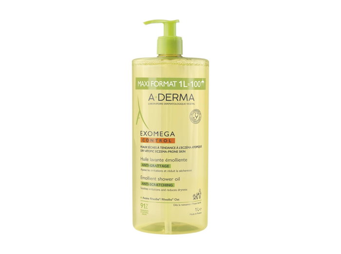 A-Derma Huile de Douche Emolliente EXOMEGA CONTROL 1000 ml A-Derma Huile de Douche Emolliente EXOMEGA CONTROL 1000 ml