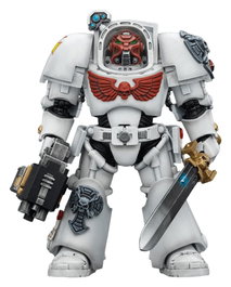 Joy Toy (CN) Warhammer 40,000 figurine White Scars Terminator avec épée de puissance et bolter tempête