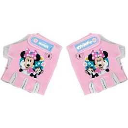 Disney Mitaines Minnie Taille unique (2 à 6 ans) Rose, gants rembourrés avec fermeture scratch pour enfant