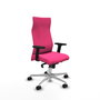 Piqueras Y Crespo Fauteuil Albacete, Mécanisme Synchrone, Similicuir Rose