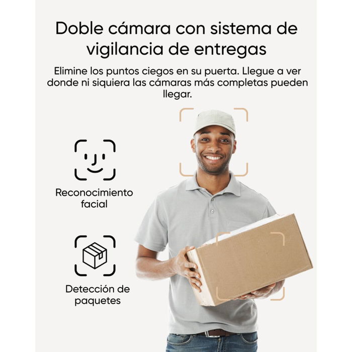 EUFY Sonnette Vidéo Intelligente E340 (E8214311) - Caméra IP Sans Fil Extérieure, Montage Mur Noir, 160°, Vision Nocturne, WiFi, Batterie/Secteur EUFY Sonnette Vidéo Intelligente E340 (E8214311) - Caméra IP Sans Fil Extérieure, Montage Mur Noir, 160°, Vision Nocturne, WiFi, Batterie/Secteur