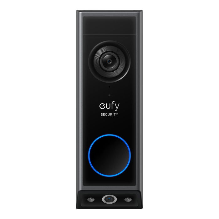 EUFY Sonnette Vidéo Intelligente E340 (E8214311) - Caméra IP Sans Fil Extérieure, Montage Mur Noir, 160°, Vision Nocturne, WiFi, Batterie/Secteur EUFY Sonnette Vidéo Intelligente E340 (E8214311) - Caméra IP Sans Fil Extérieure, Montage Mur Noir, 160°, Vision Nocturne, WiFi, Batterie/Secteur