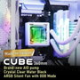 Bitfenix Cube AIO 360 (Blanc) - Watercooling Tout-en-Un 3x120mm PWM ARGB