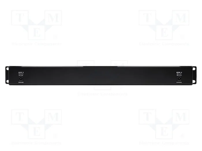 QOLTEC Panneau de brassage RJ45 12 ports 1U noir