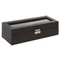 Boîte à bijoux Home ESPRIT Beige Brun foncé Polyuréthane Verre Bois MDF 30 x 10 x 8 cm
