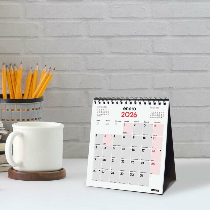 Calendrier de bureau Finocam Papier 14 x 15 cm