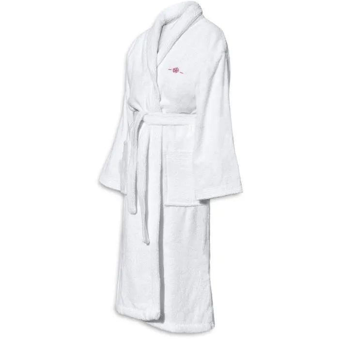 Le Temps D'Un Bain Peignoir Unisexe Blanc Taille S