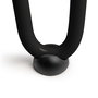 Emuca Lot de 4 pieds Hairpin de 2 s par fils table, hauteur 400mm, Acier, Peint en noir