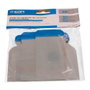 Edm Jeu de 4 spatules de carrossier en acier inoxydable 5 cm 8 cm 10 cm 12 cm