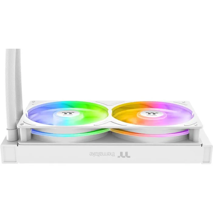 Thermaltake CL-W467-PL12SW-A - TH240 V3 A-RGB Sync Snow - Watercooling AIO CPU 240mm - Ventilateur ARGB - Compatible Intel LGA 1851/1700/115x et AMD AM5/AM4 - Blanc