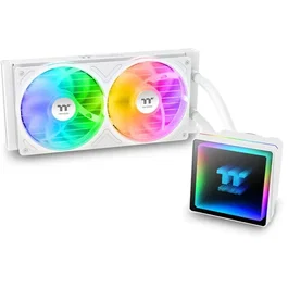 Thermaltake CL-W467-PL12SW-A - TH240 V3 A-RGB Sync Snow - Watercooling AIO CPU 240mm - Ventilateur ARGB - Compatible Intel LGA 1851/1700/115x et AMD AM5/AM4 - Blanc