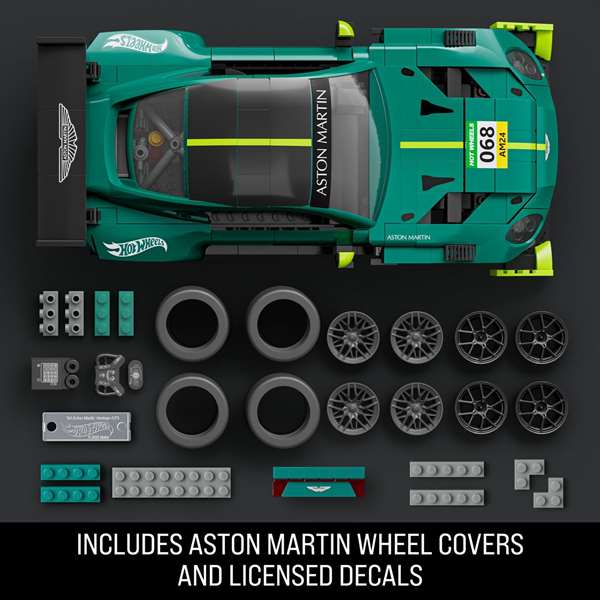 Mattel Hot Wheels Elite Construction Aston Martin Vantage GT3 '24