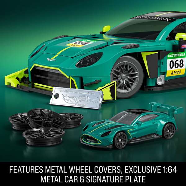 Mattel Hot Wheels Elite Construction Aston Martin Vantage GT3 '24