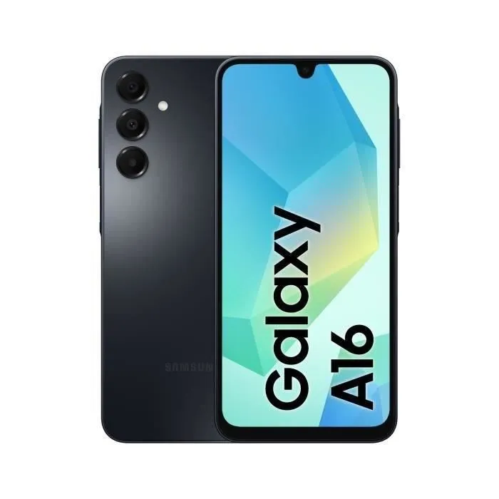 Samsung Galaxy A16 4G 6,7 pouces 4 Go RAM 128 Go Noir