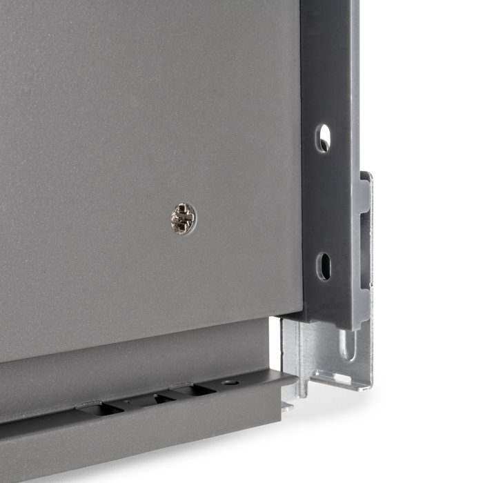Emuca Kit Tiroir Extérieur Vertex Réglage 3D, Hauteur 178mm, Profondeur 400mm, Gris Anthracite