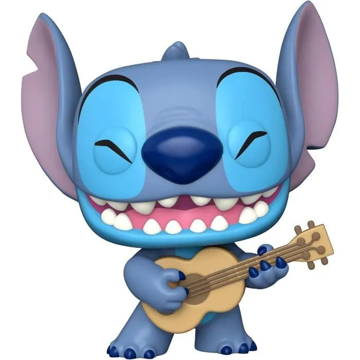 Funko POP Disney Lilo & Stitch - Figurine Jumbo Stitch avec Ukulele de 25 cm - Réf. 1419 Funko POP Disney Lilo & Stitch - Figurine Jumbo Stitch avec Ukulele de 25 cm - Réf. 1419
