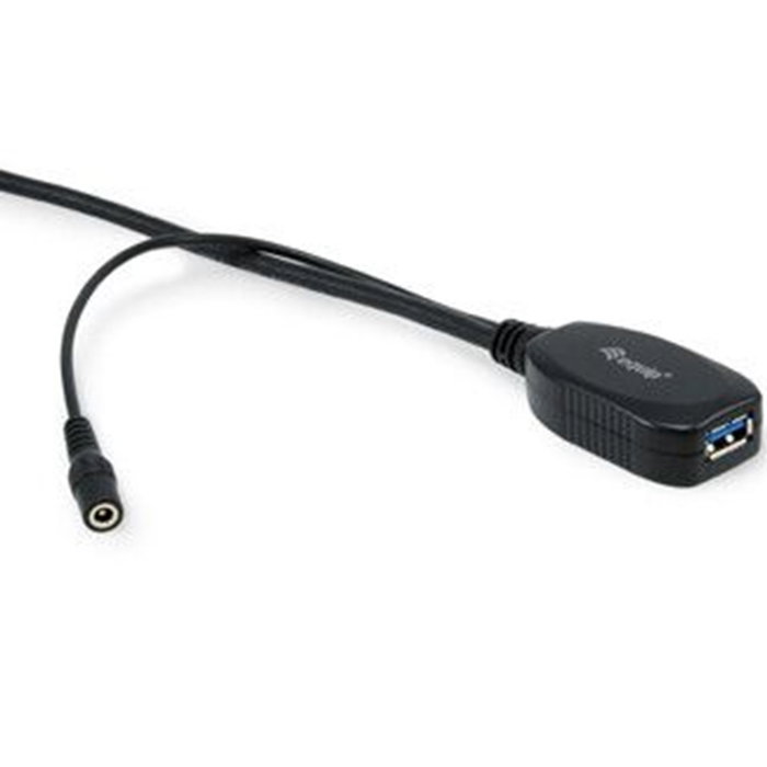 Equip 133348 Câble Extension USB 3.0 Actif 15 m USB-A Mâle vers USB-A Femelle Noir
