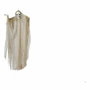 BigBuy Home Crâne suspendu Halloween 220 cm avec yeux illuminés et cape beige